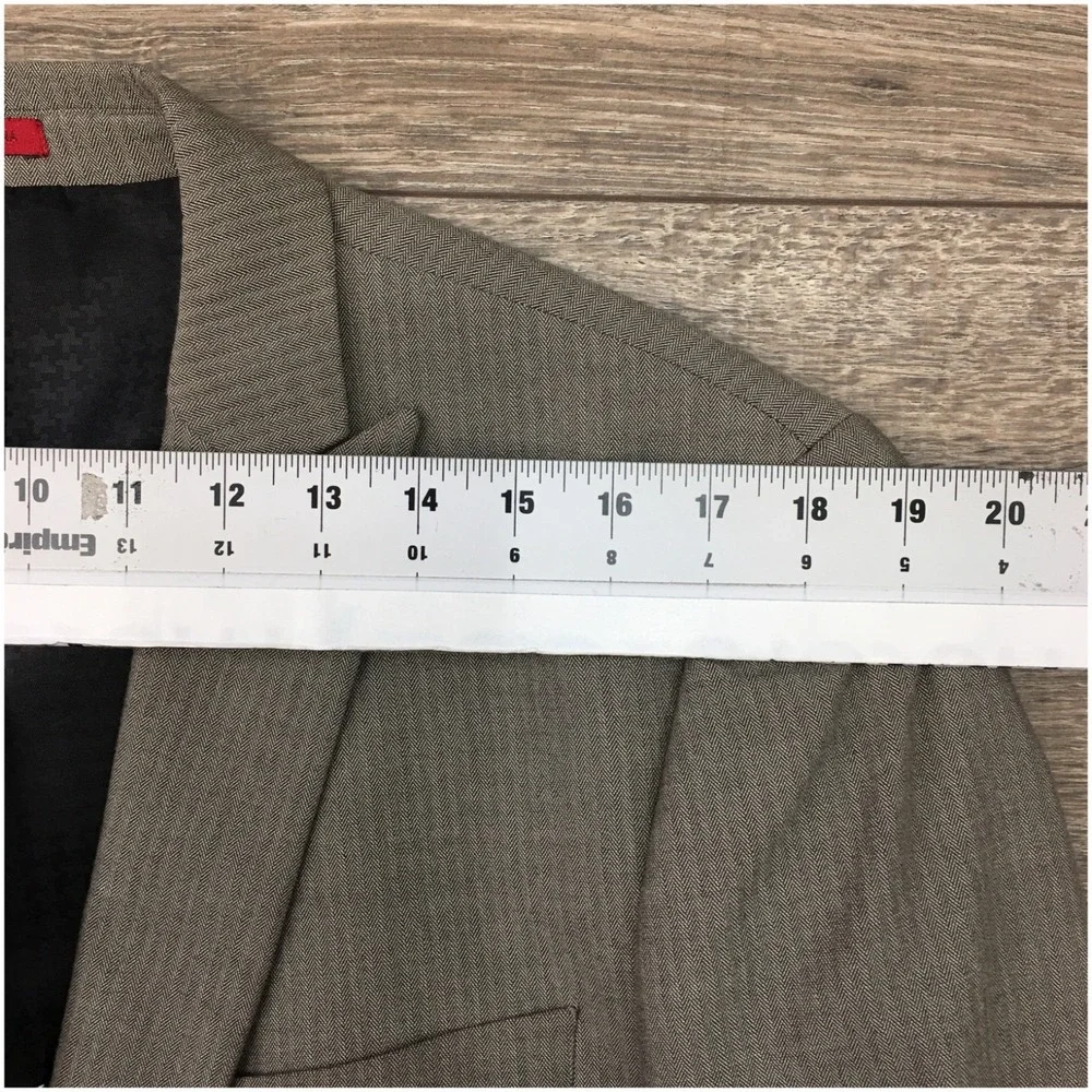 JOHN VARVATOS Mens Blazer‎ Sport Coat Casual Jacket Size 41R Cotton Wool Suit